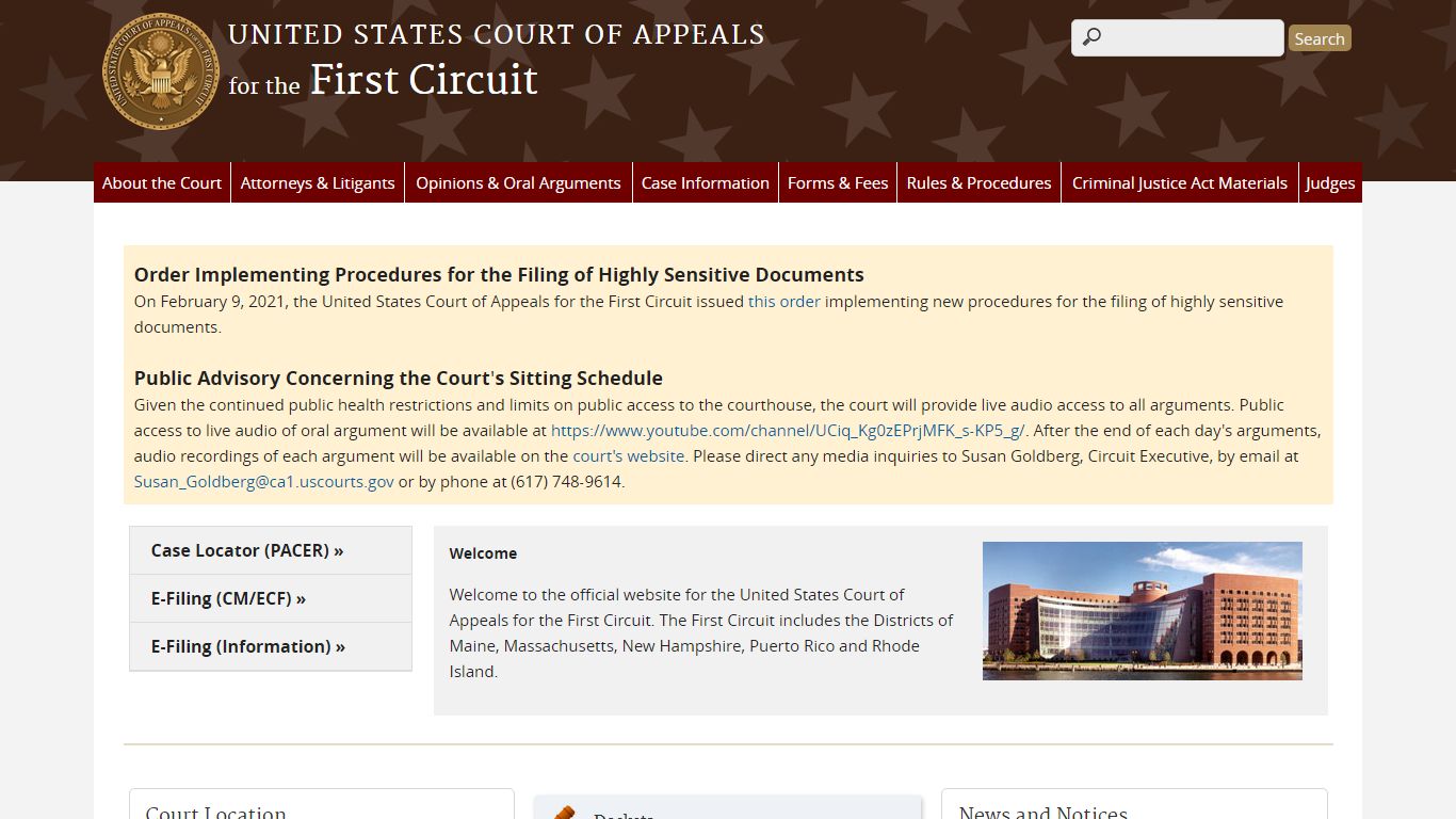 First Circuit | United States Court of Appeals